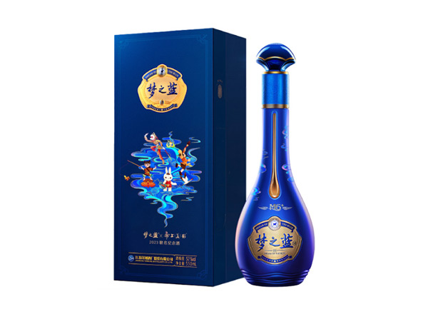 楚雄回收梦之蓝×上美影 2023联名纪念酒行情价格