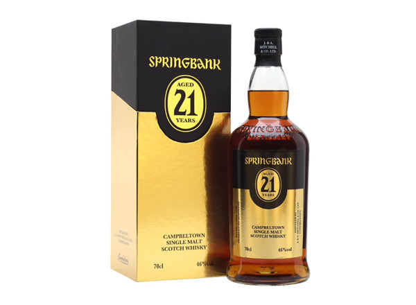楚雄SpringBank云顶21年威士忌回收苏格兰单一麦芽威士忌700ml进口洋酒收购