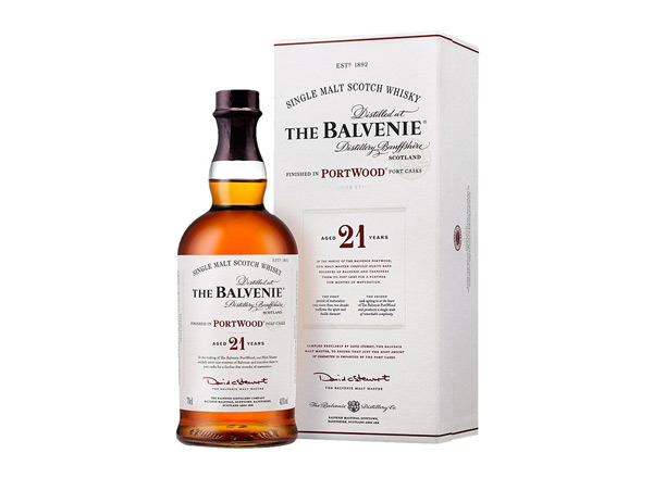 楚雄回收百富威士忌21年波特桶陈酿The Balvenie Portwood Single百富洋酒收购行情价格
