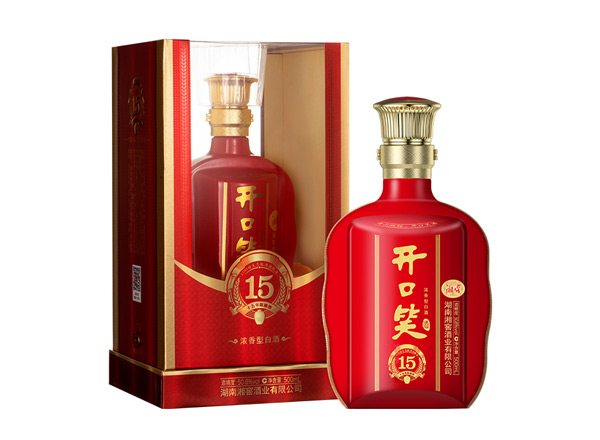 楚雄湘窖开口笑15陈酿16回收开口笑酒十五年陈酿酒开口笑15大喜版上门收购价格高