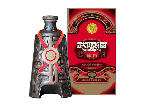 楚雄回收武陵酒裤币53度酱香型白酒500ml/1L礼盒装裤币武陵酒收购