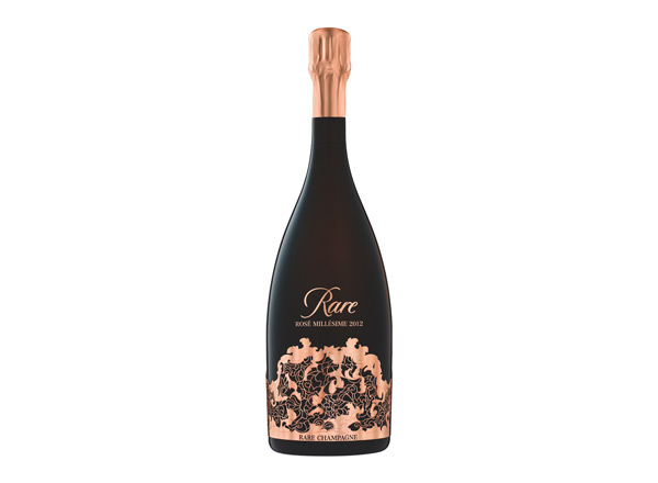楚雄白雪香槟回收稀露香槟黑钻年份桃红香槟Rare Rose（礼盒装）
