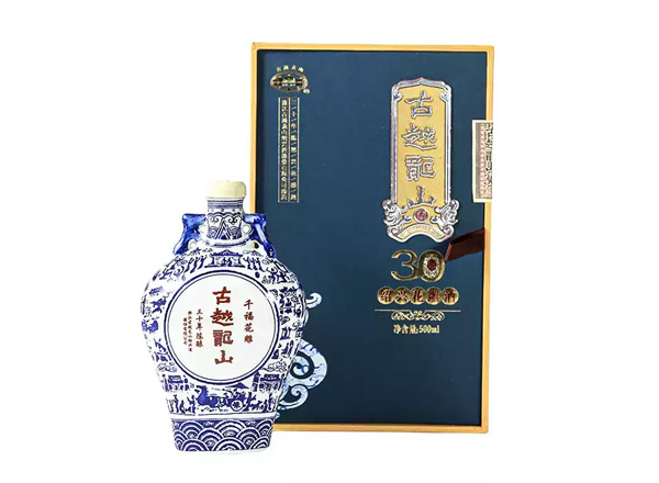 楚雄黄酒回收古越龙山黄酒千福花雕三十年陈酿绍兴花雕酒500ml礼盒装行情价格